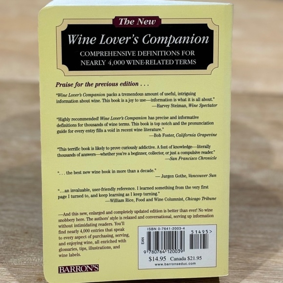 Wine Lover's Book Collection, Set of 4 Collector Edition Books - Picture 3 of 16